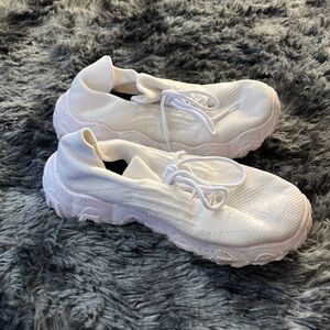 White Workout Sneakers